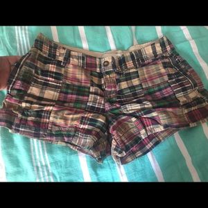 Plaid shorts
